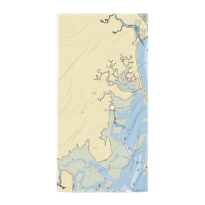 Bayside Marine (Green Harbor, MA) NOAA Chart Towel