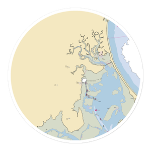 Bayside Marine (Green Harbor, MA) NOAA Chart Sticker