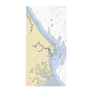 Marshfield Harbormaster (Brant Rock, MA) NOAA Chart Towel