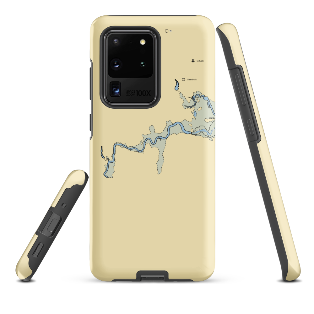 King's Landing Marina (Marshfield Hills, MA) NOAA Chart Samsung Phone Case Samsung Galaxy S20 Ultra model shown