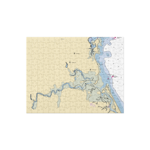 Herring River Marina (Marshfield Hills, MA) NOAA Chart Jigsaw Puzzle