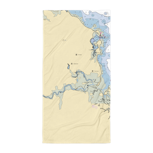 Herring River Marina (Marshfield Hills, MA) NOAA Chart Towel