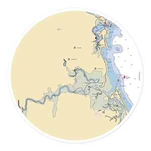 Herring River Marina (Marshfield Hills, MA) NOAA Chart Sticker