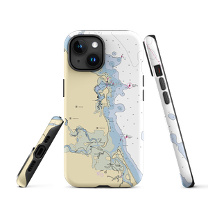 Scituate Town Dock (Marshfield Hills, MA) NOAA Chart  Tough iPhone Case