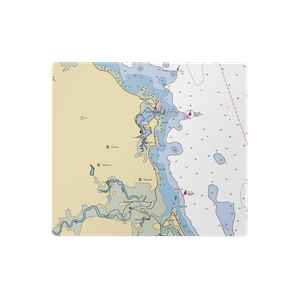 Scituate Launch/Waterline Moorings (Marshfield Hills, MA) NOAA Chart  Gaming Mouse Pad