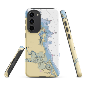 Scituate Harbor Cole Parkway Marina (Marshfield Hills, MA) NOAA Chart Samsung Phone Case