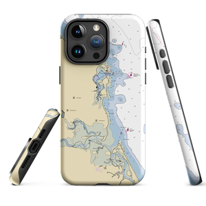 Scituate Marine Park Marina & Maritime Center (Marshfield Hills, MA) NOAA Chart  Tough iPhone Case