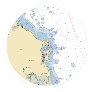 The Quarterdeck (Scituate, MA) NOAA Chart Sticker