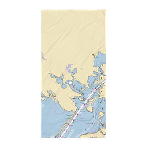 Stonebridge Marina (Onset, MA) NOAA Chart Towel