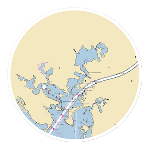 Cape Cod Marine Properties (Buzzards Bay, MA) NOAA Chart Sticker