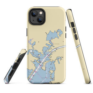 Macos Bait & Tackle (Buzzards Bay, MA) NOAA Chart  Tough iPhone Case