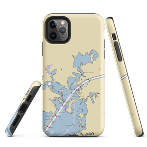 Macos Bait & Tackle (Buzzards Bay, MA) NOAA Chart  Tough iPhone Case