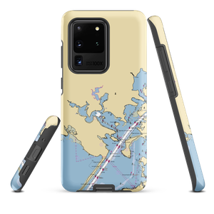 Town of Wareham Harbormaster - Onset Harbor Transient Moorings (Onset, MA) NOAA Chart Samsung Phone Case