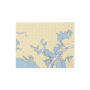 Town of Wareham Harbormaster - Onset Harbor Transient Moorings (Onset, MA) NOAA Chart Jigsaw Puzzle