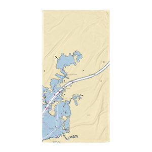 Taylor Point Marina (Buzzards Bay, MA) NOAA Chart Towel