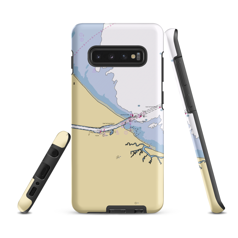 Fournier's Marine Terminal (Sagamore Beach, MA) NOAA Chart Samsung Phone Case Samsung Galaxy S10 Plus model shown