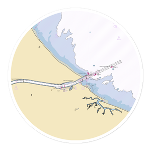 Fournier's Marine Terminal (Sagamore Beach, MA) NOAA Chart Sticker