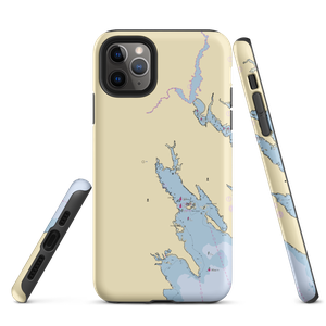 A and J Boat Corp. (Marion, MA) NOAA Chart  Tough iPhone Case