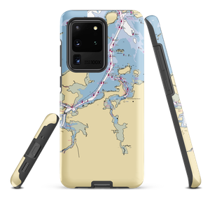 South Shore Yacht Club (Weymouth, MA) NOAA Chart Samsung Phone Case