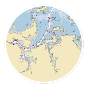 South Shore Yacht Club (Weymouth, MA) NOAA Chart Sticker