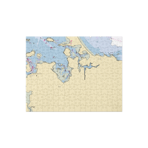 Hingham Harbor Marina (Hingham, MA) NOAA Chart Jigsaw Puzzle