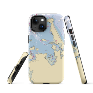 Hingham Yacht Club Marina (Hull, MA) NOAA Chart  Tough iPhone Case