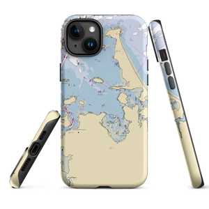 Hingham Yacht Club Marina (Hull, MA) NOAA Chart  Tough iPhone Case