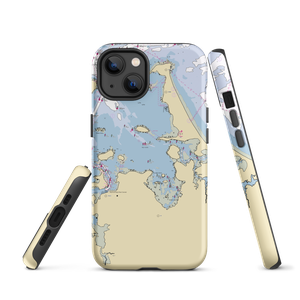 Hingham Yacht Club Marina (Hull, MA) NOAA Chart  Tough iPhone Case