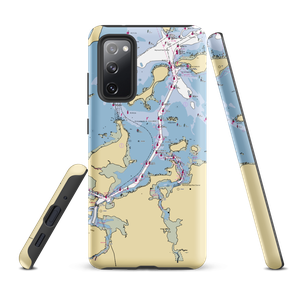 Quincy Yacht Club (Weymouth, MA) NOAA Chart Samsung Phone Case