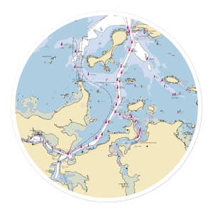 Quincy Yacht Club (Weymouth, MA) NOAA Chart Sticker