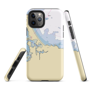 Steamboat Wharf Marina (Hull, MA) NOAA Chart  Tough iPhone Case