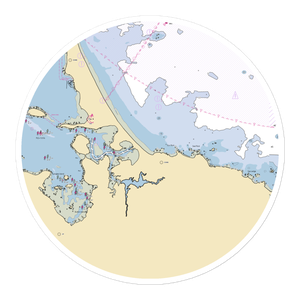 Steamboat Wharf Marina (Hull, MA) NOAA Chart Sticker