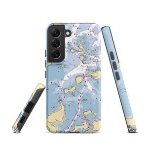 Boston Harbor Islands: Peddocks Island (Weymouth, MA) NOAA Chart Samsung Phone Case