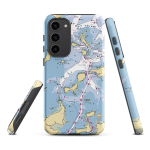 Boston Harbor Islands: Peddocks Island (Weymouth, MA) NOAA Chart Samsung Phone Case