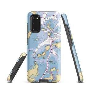 Boston Harbor Islands: Peddocks Island (Weymouth, MA) NOAA Chart Samsung Phone Case