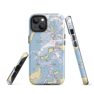 Boston Harbor Islands: Peddocks Island (Weymouth, MA) NOAA Chart  Tough iPhone Case