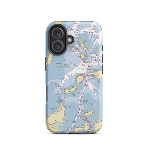 Boston Harbor Islands: Peddocks Island (Weymouth, MA) NOAA Chart  Tough iPhone Case