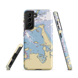 Safe Harbor Sunset Bay (Hull, MA) NOAA Chart Samsung Phone Case