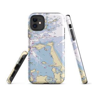 Sunset Marine (Hull, MA) NOAA Chart  Tough iPhone Case