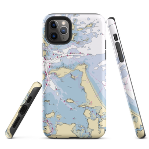 Sunset Marine (Hull, MA) NOAA Chart  Tough iPhone Case