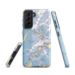 Boston Harbor Islands: Georges Island (Boston, MA) NOAA Chart Samsung Phone Case