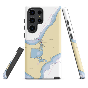 Dutcher's Dock Menemsha Basin (Chilmark, MA) NOAA Chart Samsung Phone Case