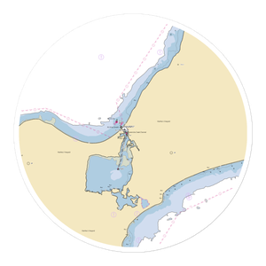 Dutcher's Dock Menemsha Basin (Chilmark, MA) NOAA Chart Sticker