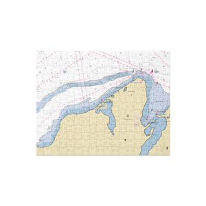 Tashmoo Boat Yard (West Tisbury, MA) NOAA Chart Jigsaw Puzzle