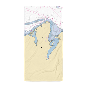 Safe Harbor Vineyard Haven (Vineyard Haven, MA) NOAA Chart Towel