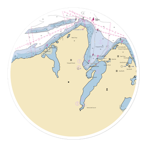 Safe Harbor Vineyard Haven (Vineyard Haven, MA) NOAA Chart Sticker