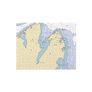 Tisbury Wharf Company (Vineyard Haven, MA) NOAA Chart Jigsaw Puzzle