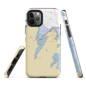 Martha's Vineyard Shipyard (Vineyard Haven, MA) NOAA Chart  Tough iPhone Case