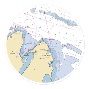 Oak Bluffs Marina (Oak Bluffs, MA) NOAA Chart Sticker