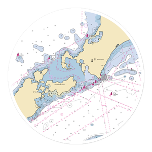 Woods Hole Marine (Woods Hole, MA) NOAA Chart Sticker